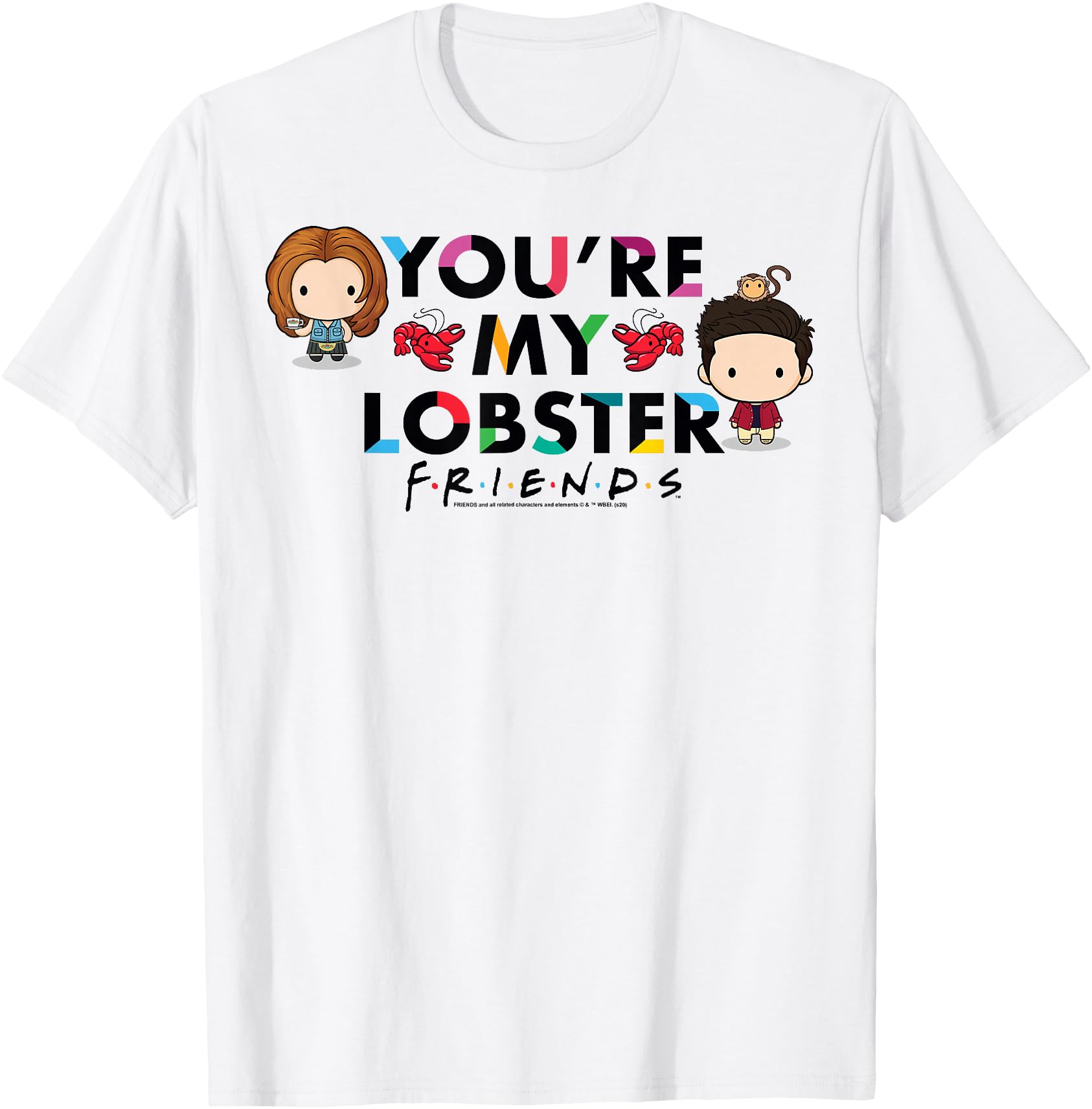 Friends Chibi Ross & Rachel You're My Lobster