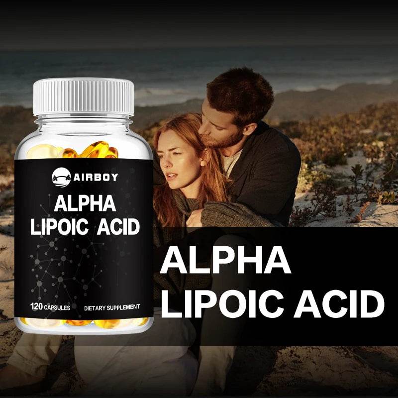 Alpha Lipoic Acid 600 Mg - Supports Antioxidant Health and Sugar Metabolism and Helps Relieve Nerve Pain - 120 Capsules