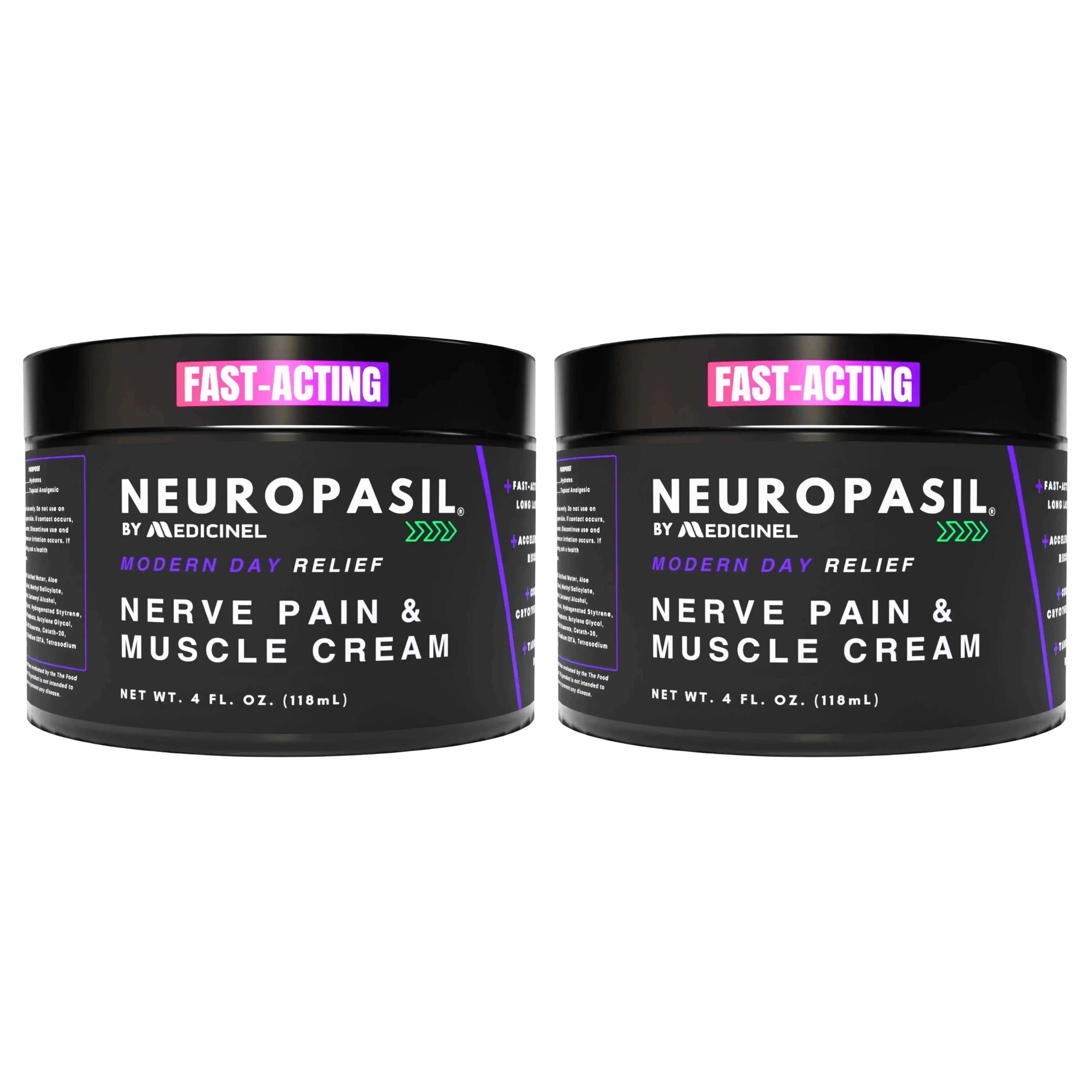 Neuropasil Nerve Pain Relief & Muscle Cream 4 Oz