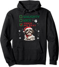 Cute Shih Tzu Dog Christmas Naughty Nice Tried my Best