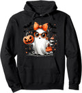Woman Happy Halloween Pullover Hoodie