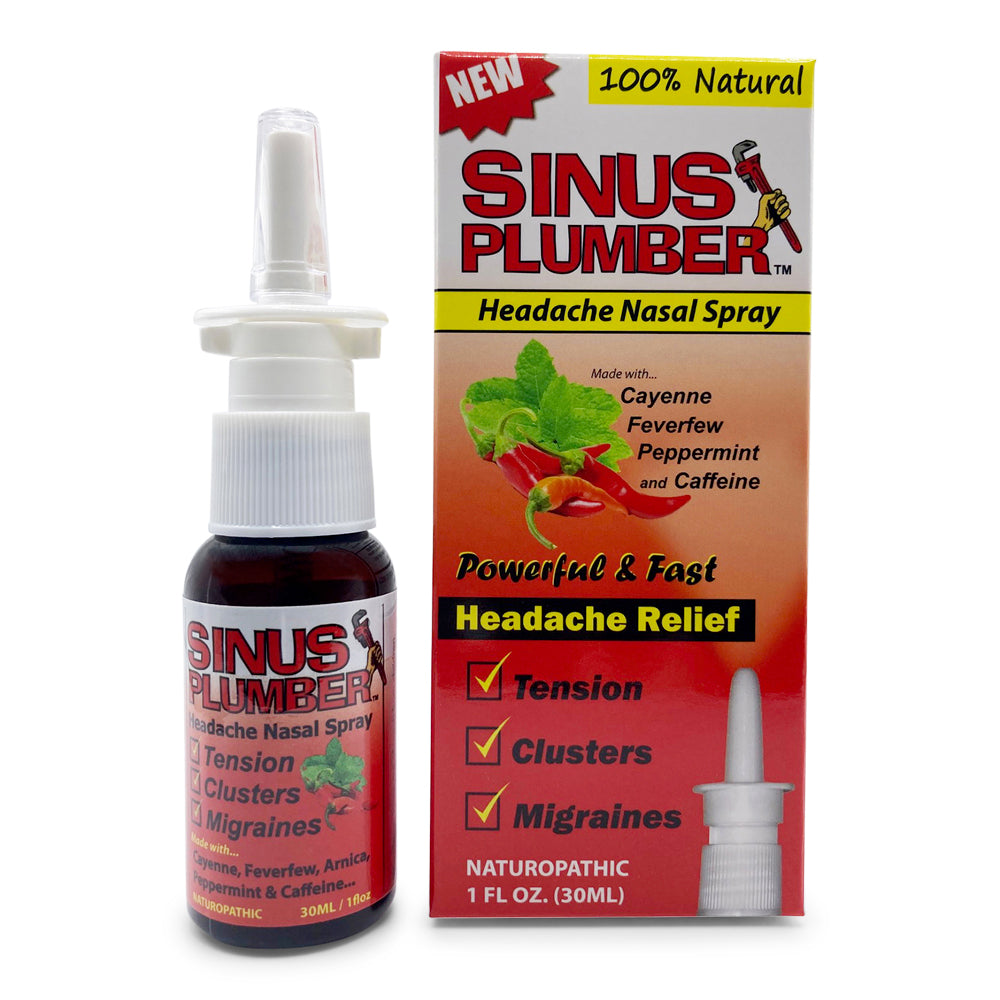 Sinus Plumber Headache Nasal Spray for Migraines and General Headaches