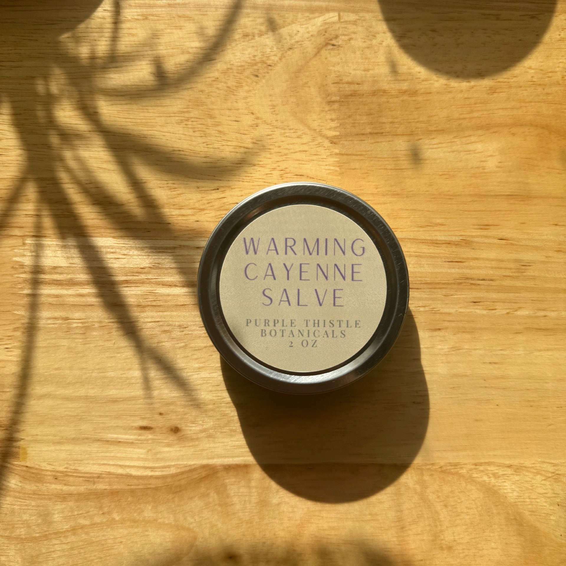 Warming Cayenne Salve