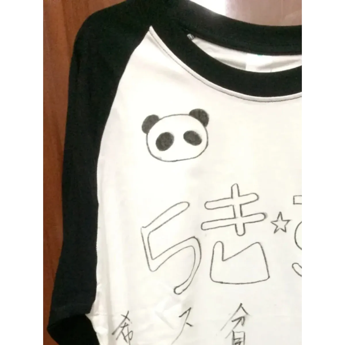 Harajuku Anime Contrast Sleeve Tee