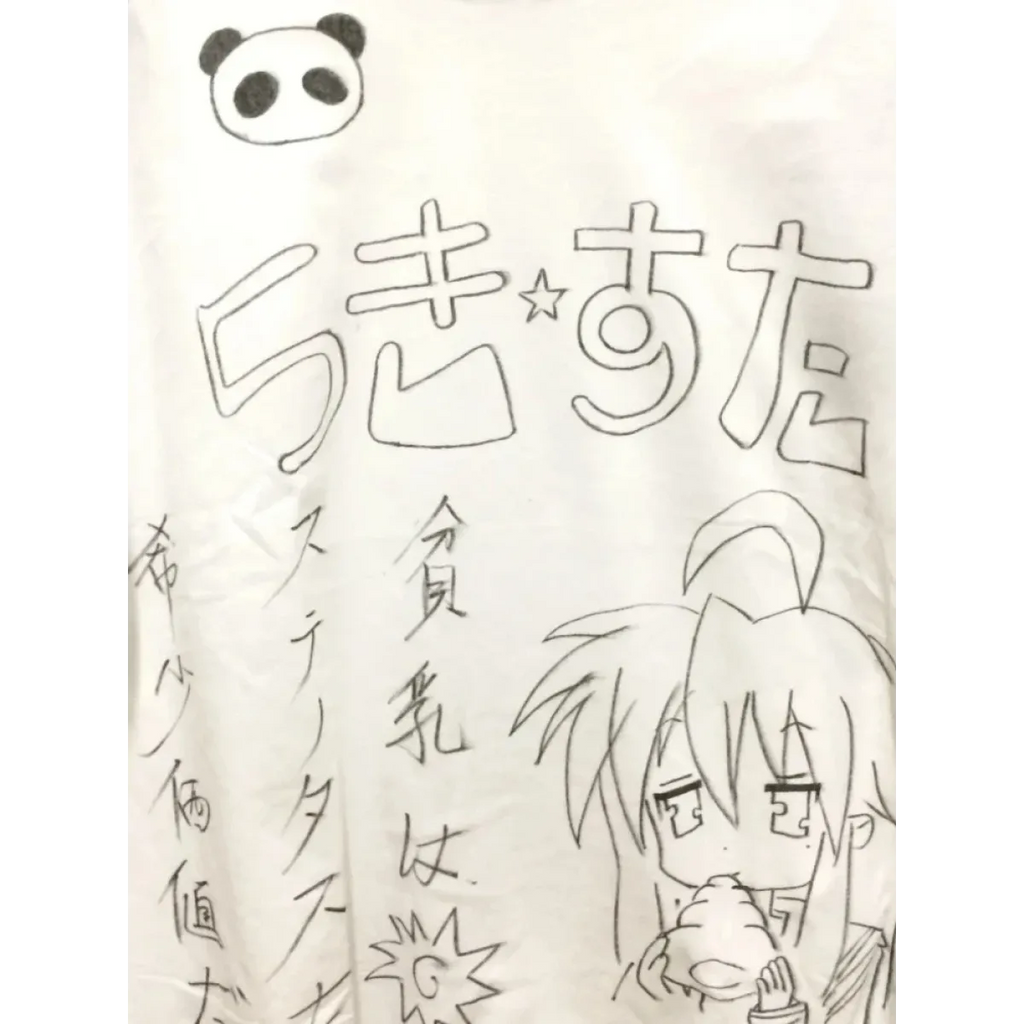 Harajuku Anime Contrast Sleeve Tee