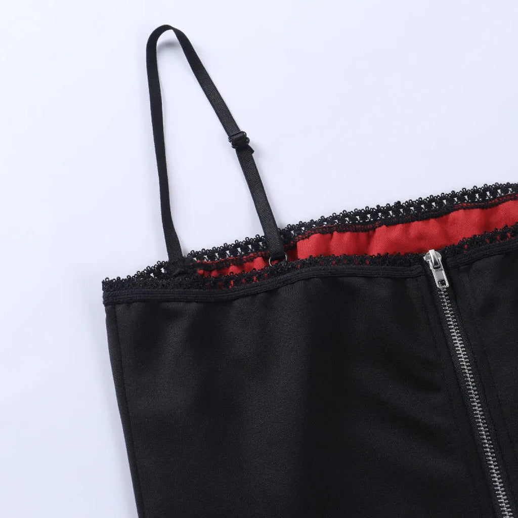 Gothic Spider Lace Cami Top