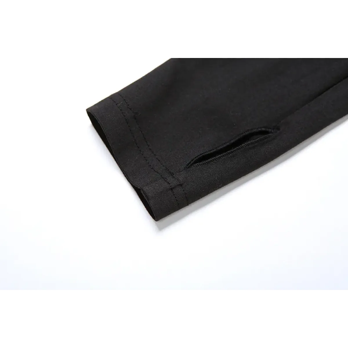 Gothic Techwear Hollow-Out Bodysuit