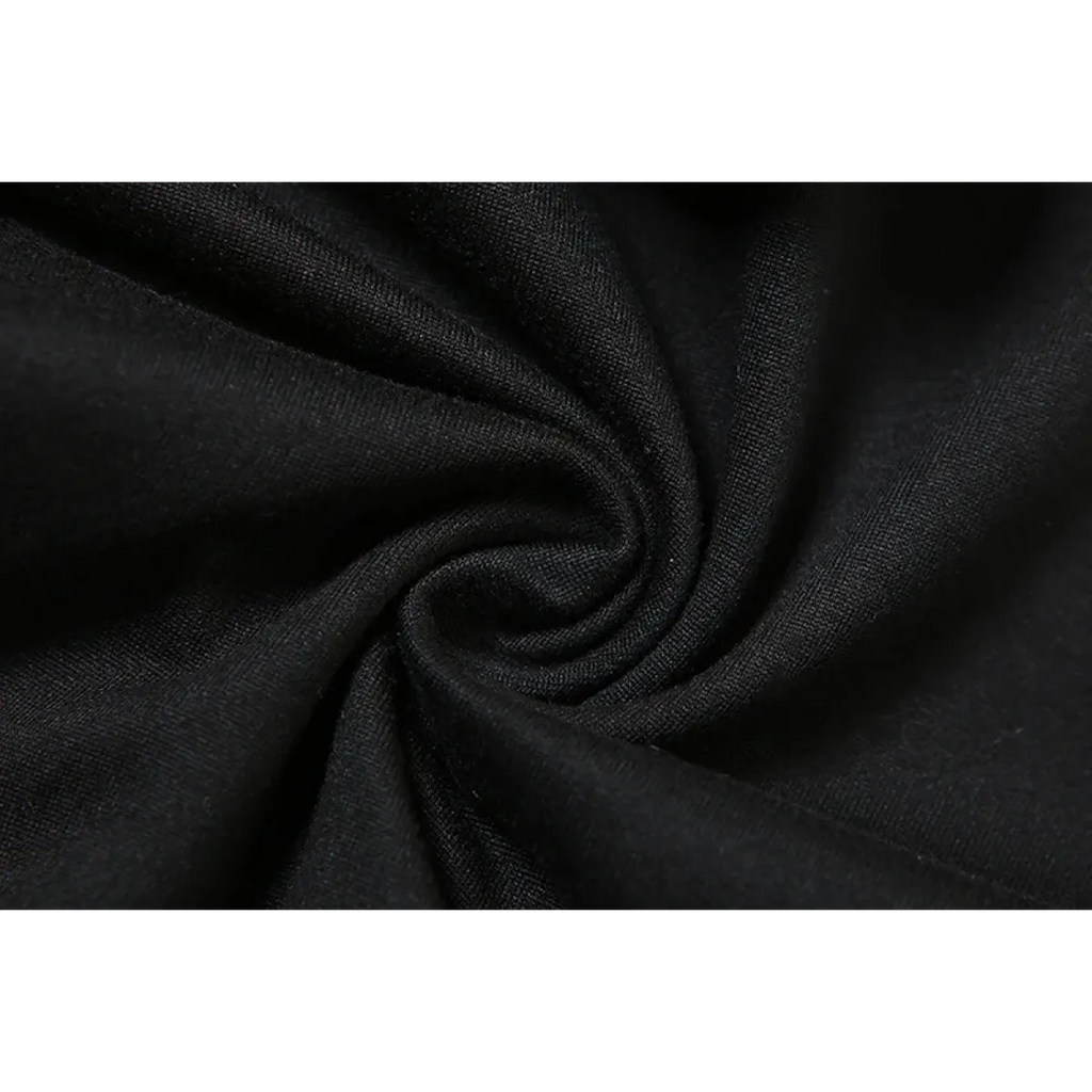 Gothic Techwear Hollow-Out Bodysuit