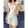 Halter Lace Mini Dress