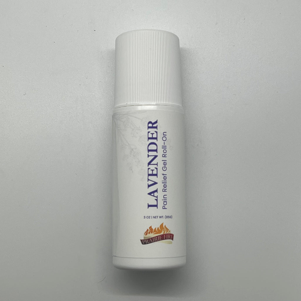 Lavender & Menthol Soothe Pain Gel Roll-on - 3 oz. (Prairie Fire Lavender Farm Richter's)