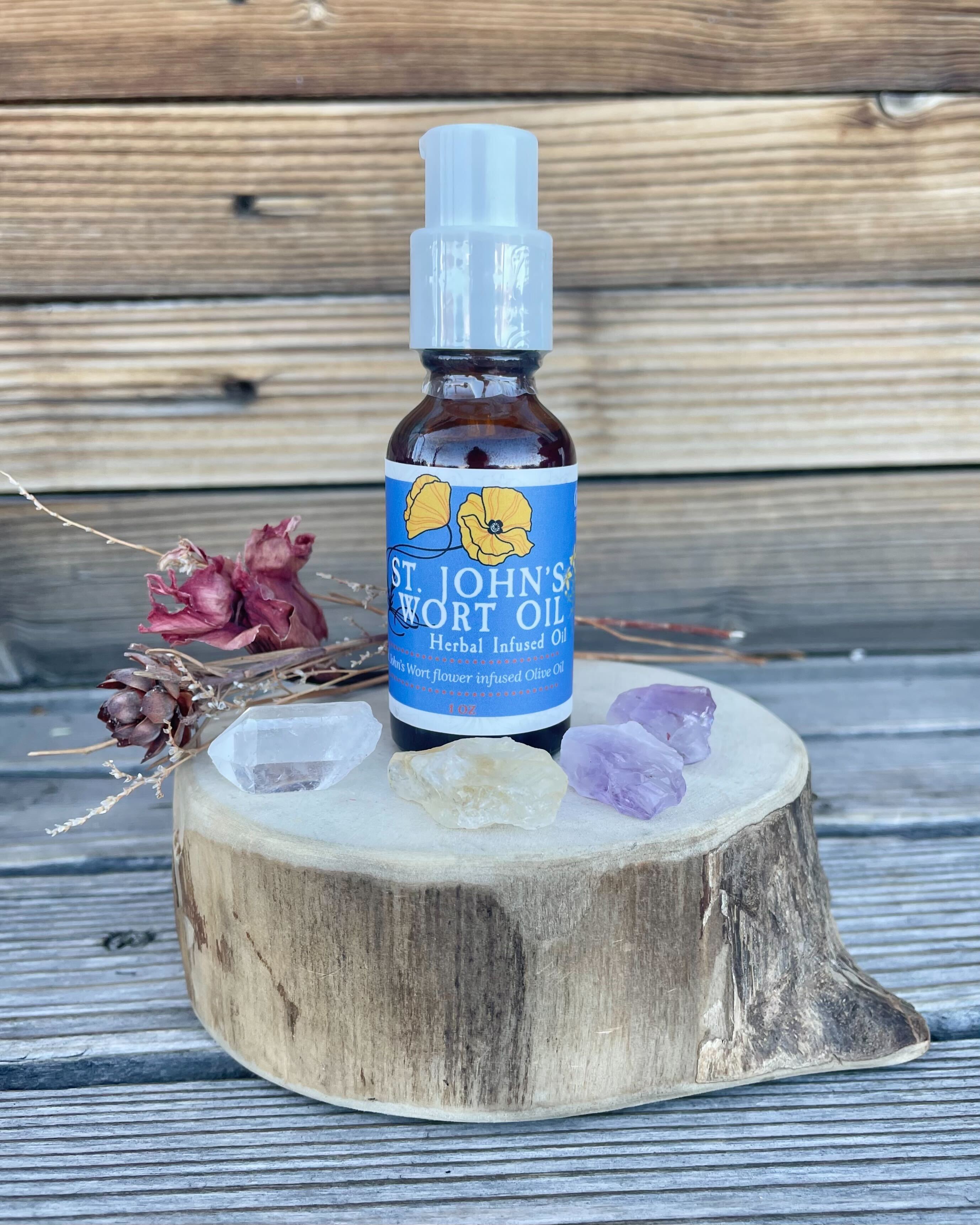 Saint (St.) John's Wort Flower Infused Olive Oil