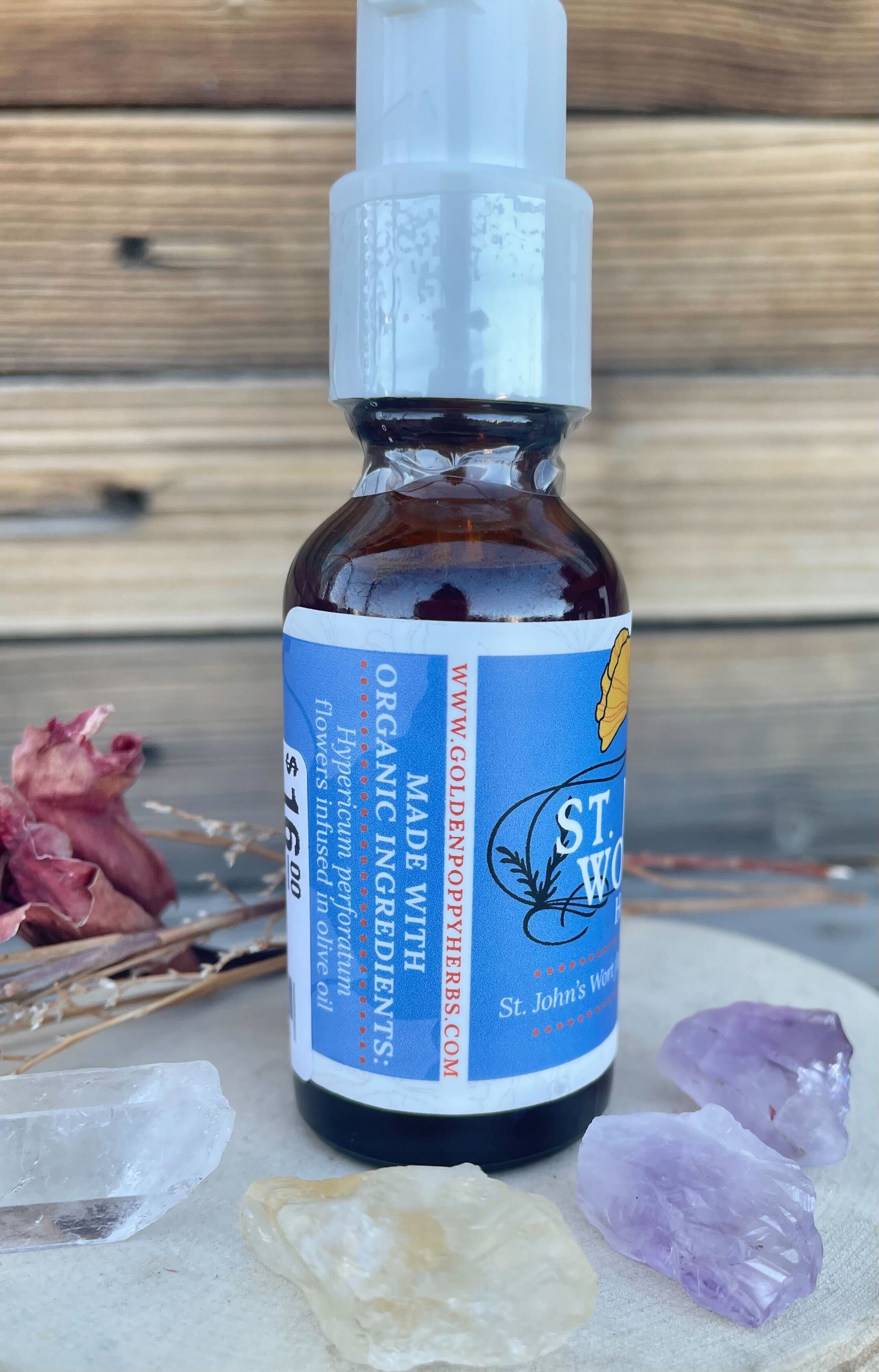 Saint (St.) John's Wort Flower Infused Olive Oil